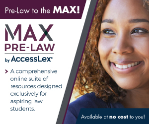 MAX Pre-Law School Web Banner 300x250 1