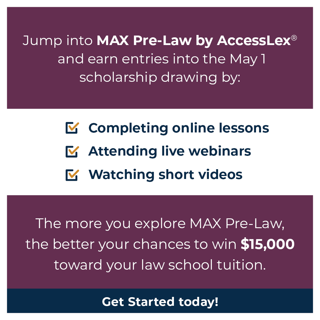 Starting Law School Next Fall? Win one of four $15,000 scholarships from nonprofit AccessLex Institute page 2