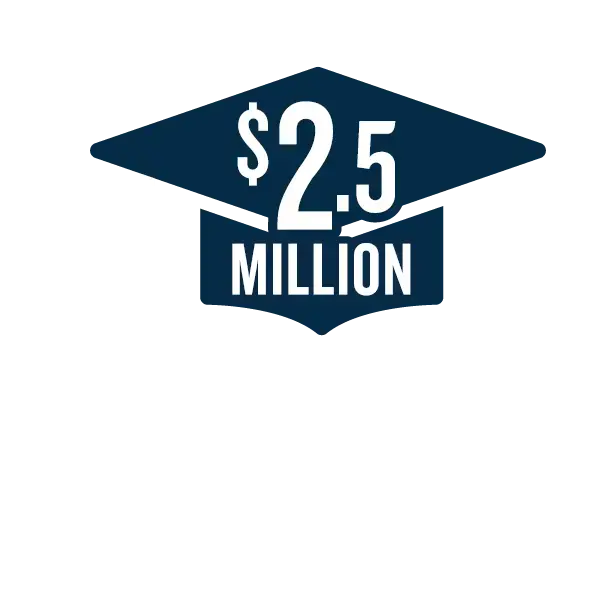 $2.5 million in scholarships awarded through MAX by AccessLex