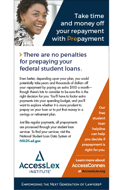 Federal Student Loan Prepayment