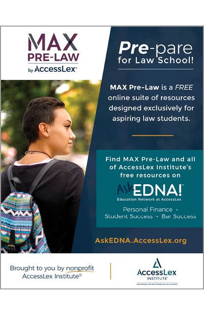 MAX Pre-Law by AccessLex Flyer