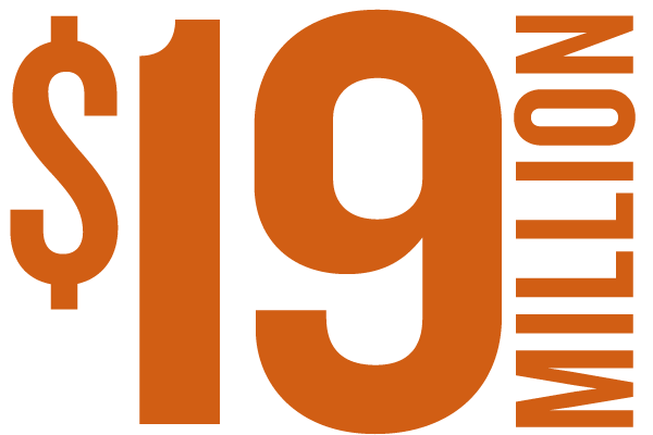 $19 Million in Awarded Grants