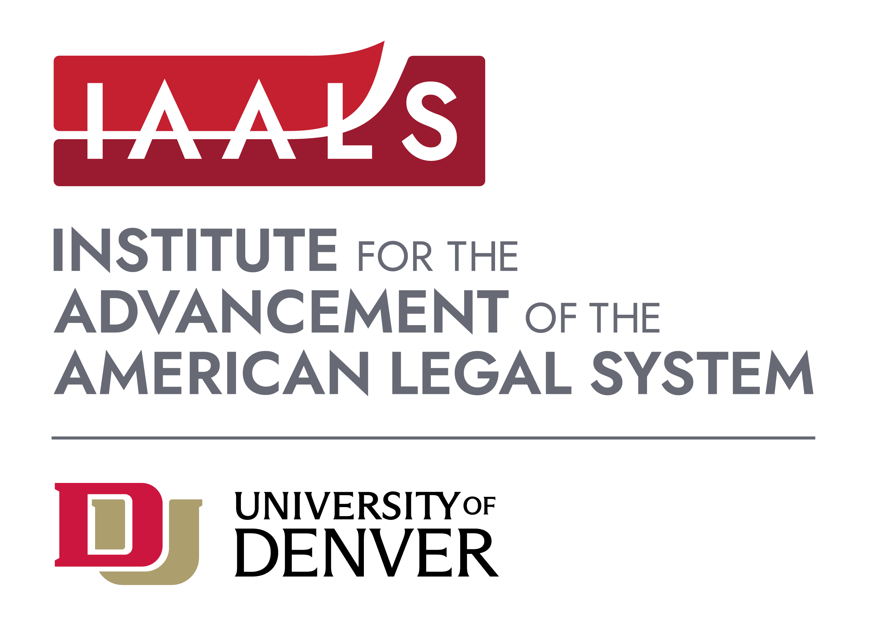 Institute for the Advancement of the American Legal System, University of Denver [logo]